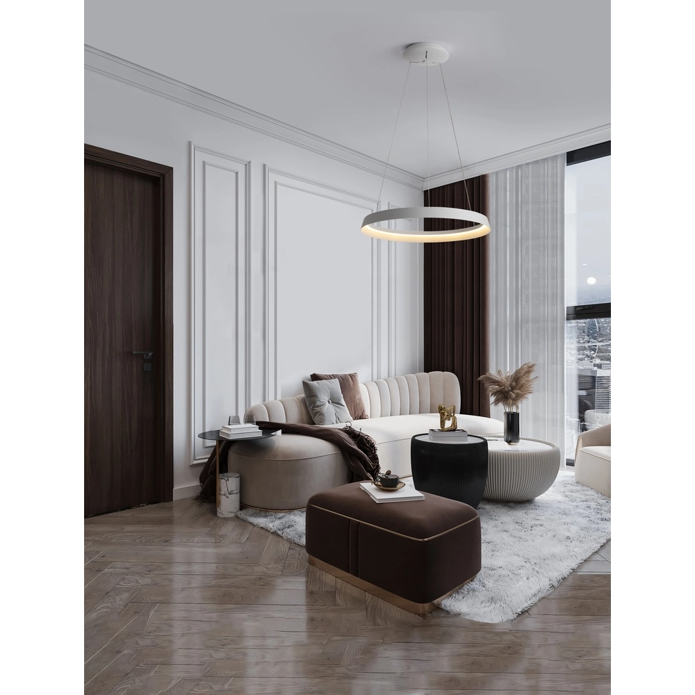 Design-Pendelleuchte Ormi Ø 60cm weiß Lyora 5212017448828