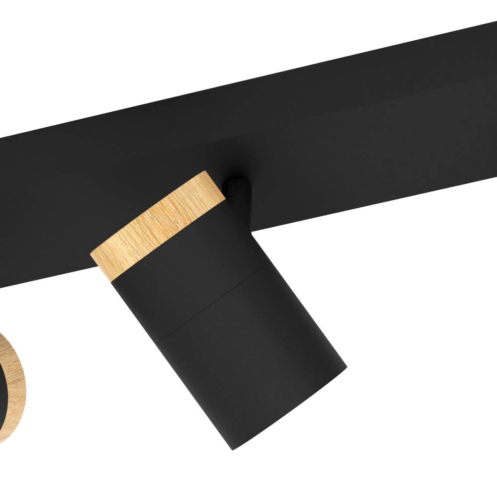 Schwarzer Aufbaustrahler Cartagena Stars of Light 9002759396480