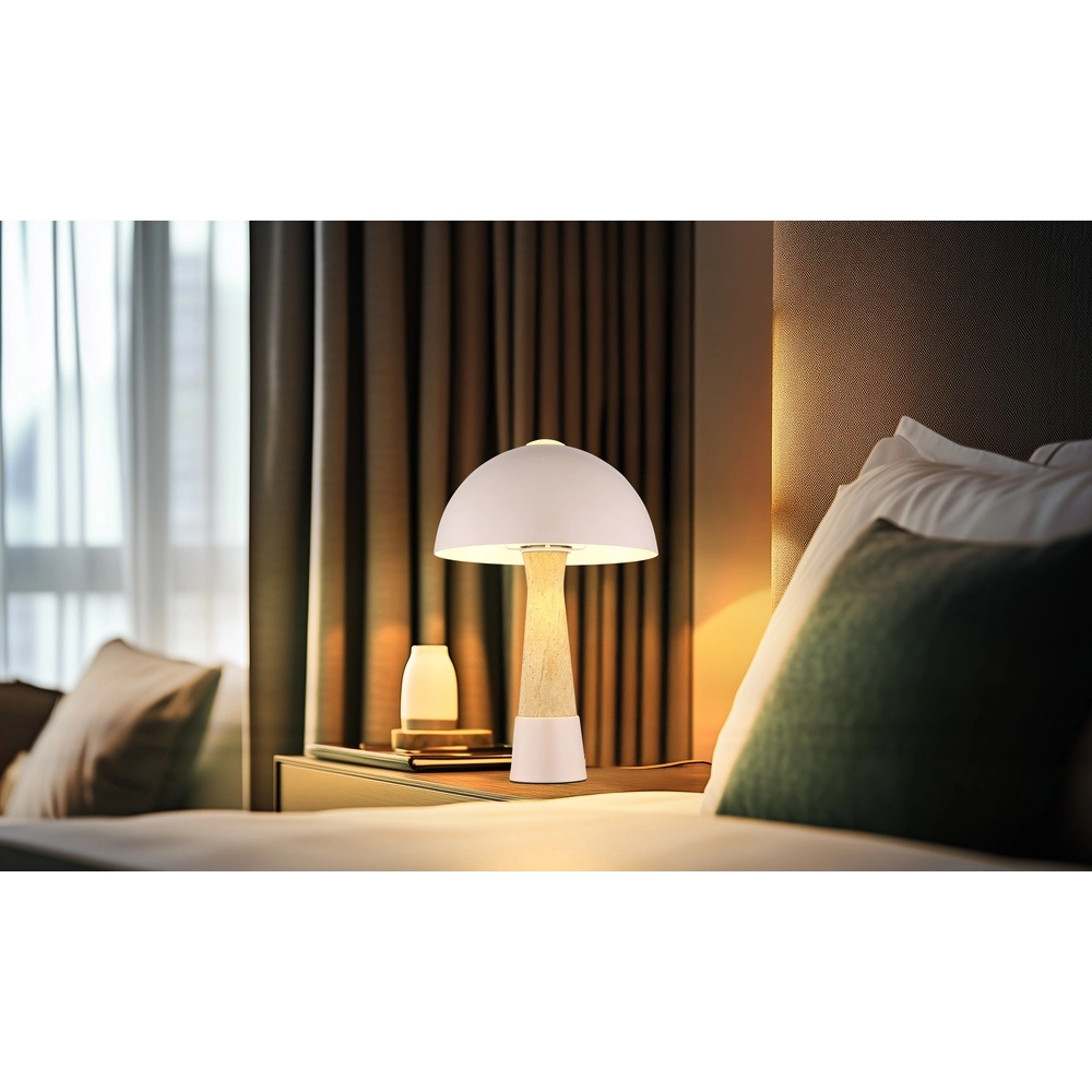 Einzigartige Tischlampe Paulin Champagner Globo 9007371578696