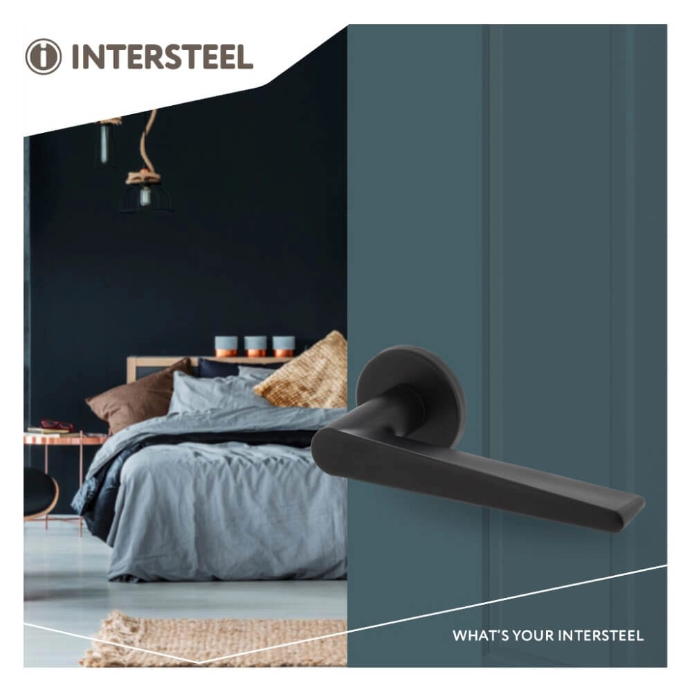 Design-Türgriff Tiga schwarz Intersteel 8714186550885
