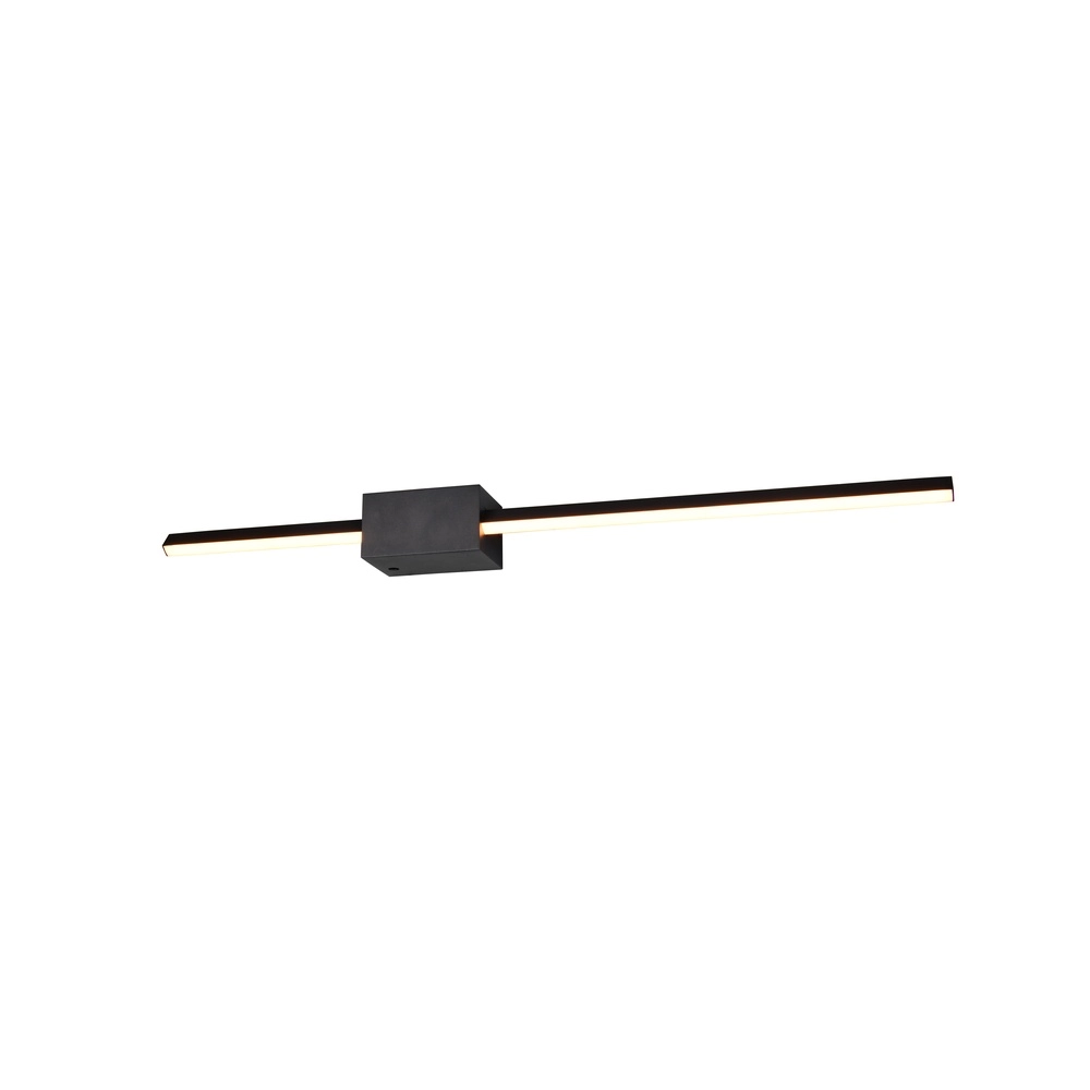Moderne Wandlampe Cassino Schwarz 70,5 cm Trio 4017807683226