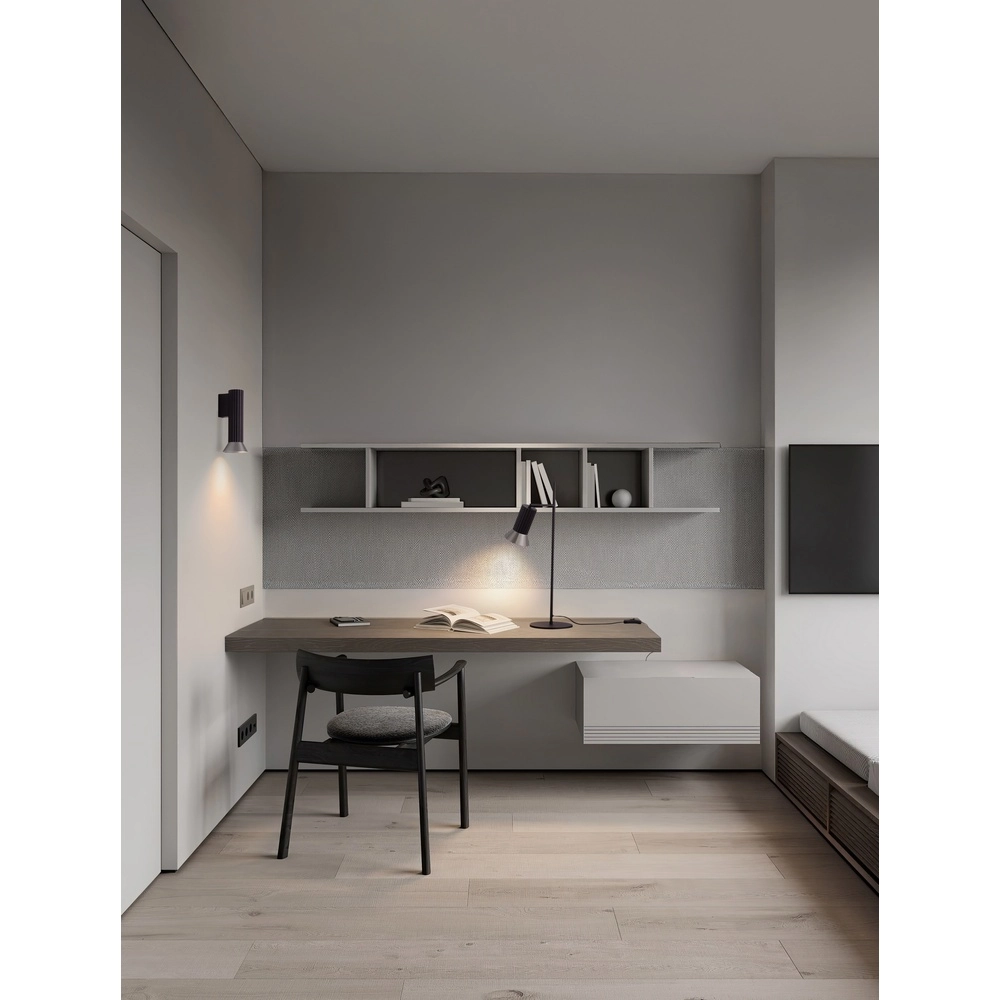 Design-Tischleuchte Luvia schwarz mit bronze Lyora 5212017475602
