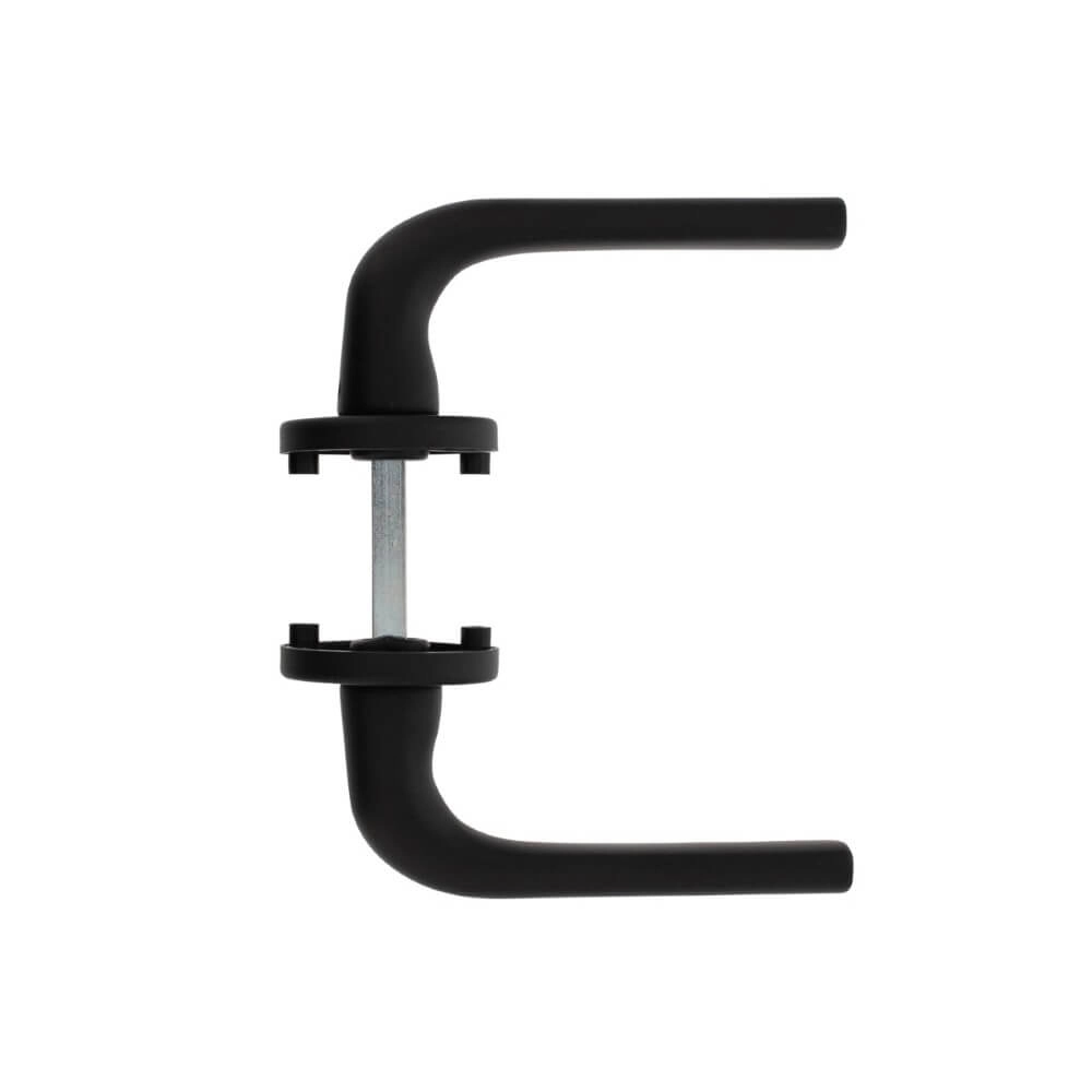 Türklinke Eucla aluminium schwarz Ø 5cm Intersteel 8714186505205