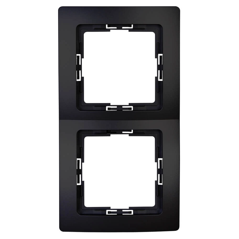 Abdeckrahmen Paris 3-fach schwarz Lyora 4008224657198
