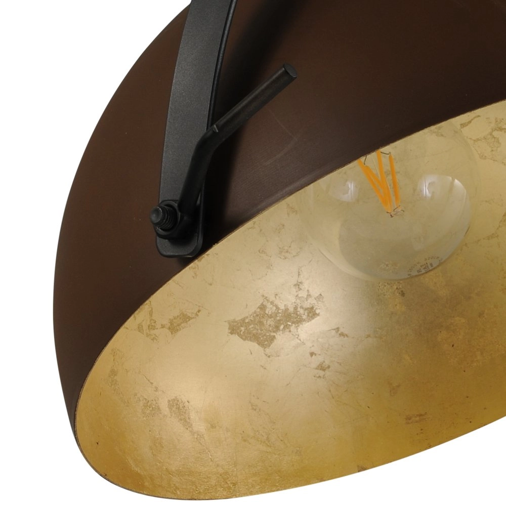 Deckenleuchte Larino 40 braun mit gold Masterlight 8718121236469