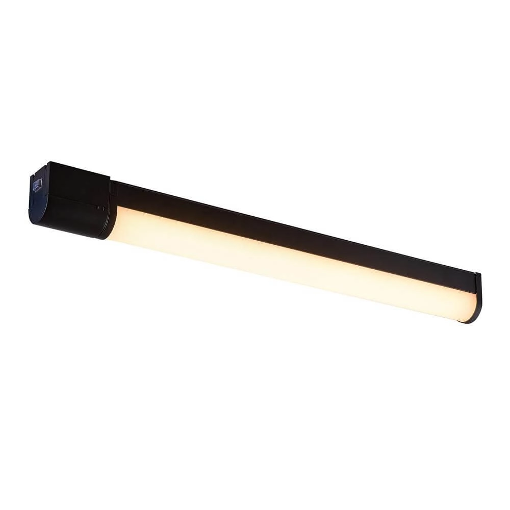 Schlanke Wandleuchte Malaika M schwarz