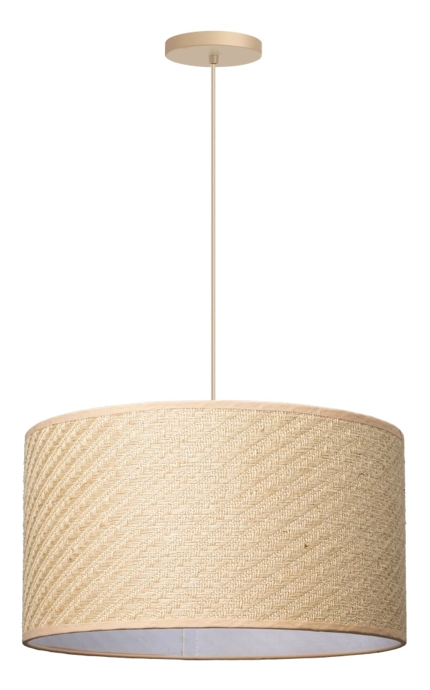 Stoff-Pendellampe Zizal Ø 45cm