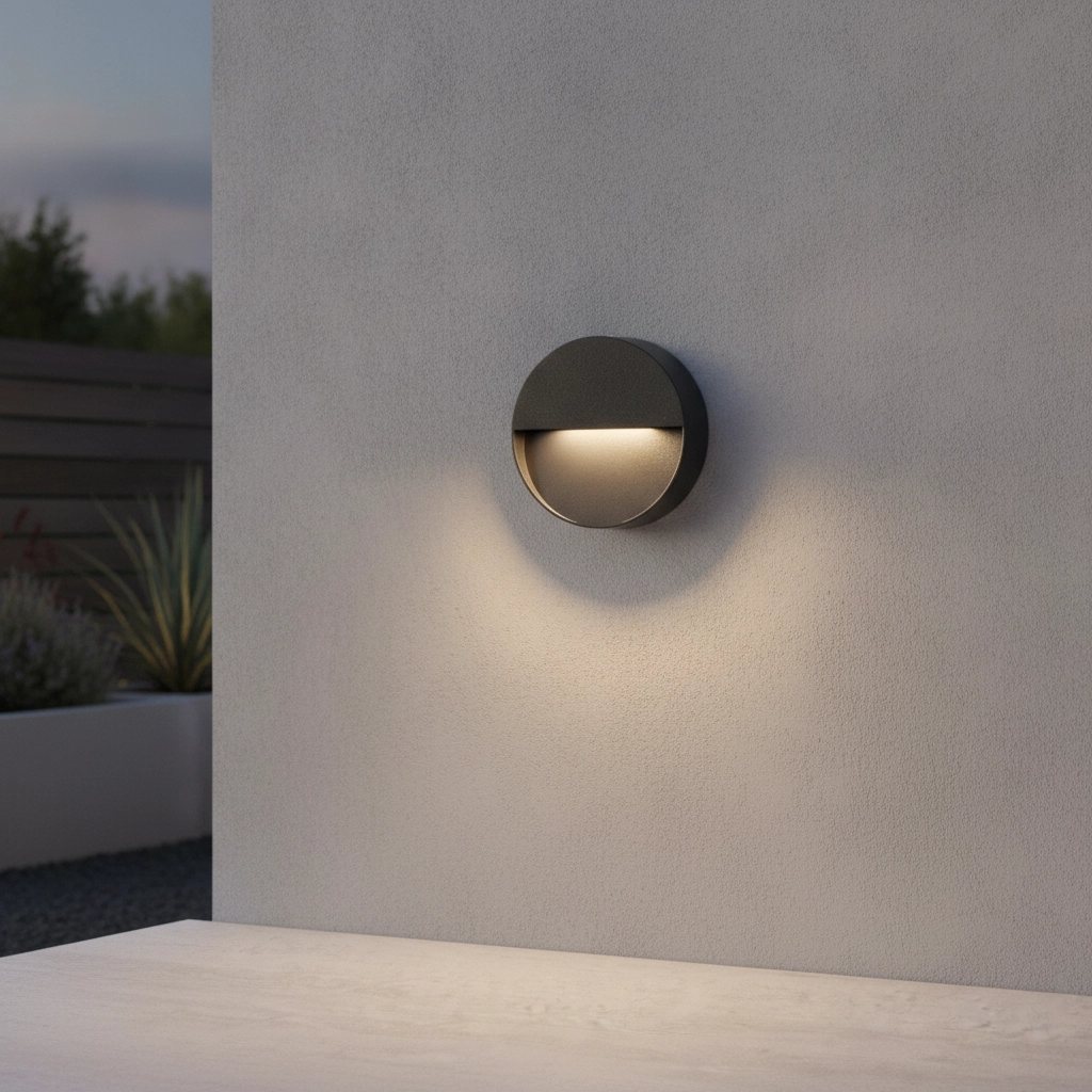 Design-Wandleuchte Arne anthrazit