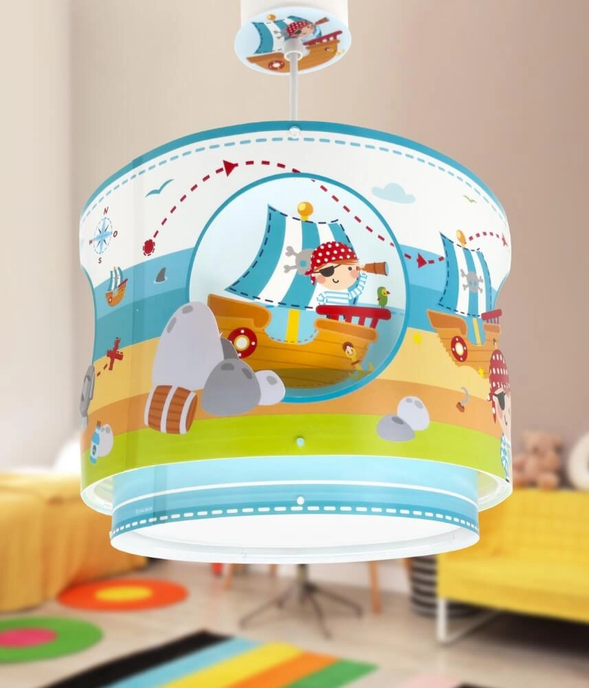 Kinderzimmer-Hängelampe Pirate Island Ø 26cm Dalber 8420406002736