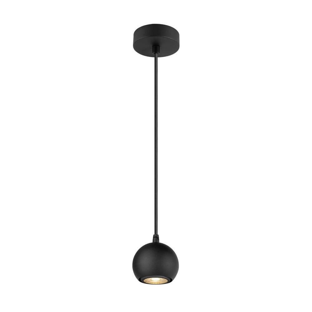 Schlanke Pendelleuchte Light Eye 90 schwarz Ø 9cm
