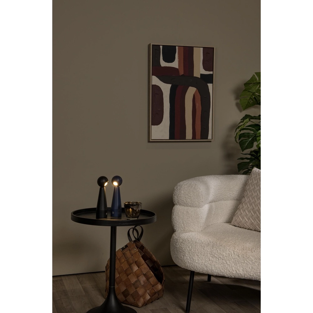 Wiederaufladbare Tischlampe Ipsos Schwarz Lucide 5411212333964