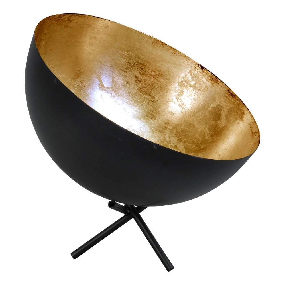 Stehlampe Industria 30 Uplighter Gunmetal mit gold