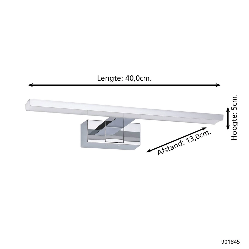 Spiegelleuchte Conettilla chrom 40cm Eglo 9008606356720