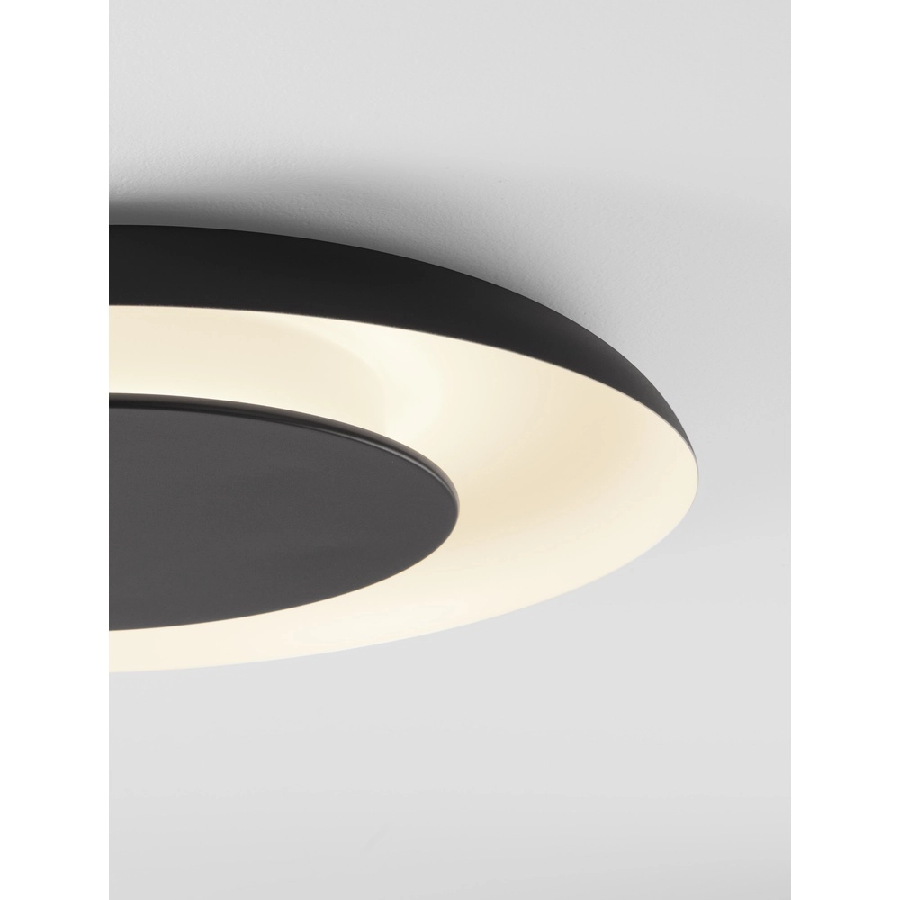 Design-Deckenleuchte Epos Ø 60cm schwarz mit weiß Lyora 5212017463197