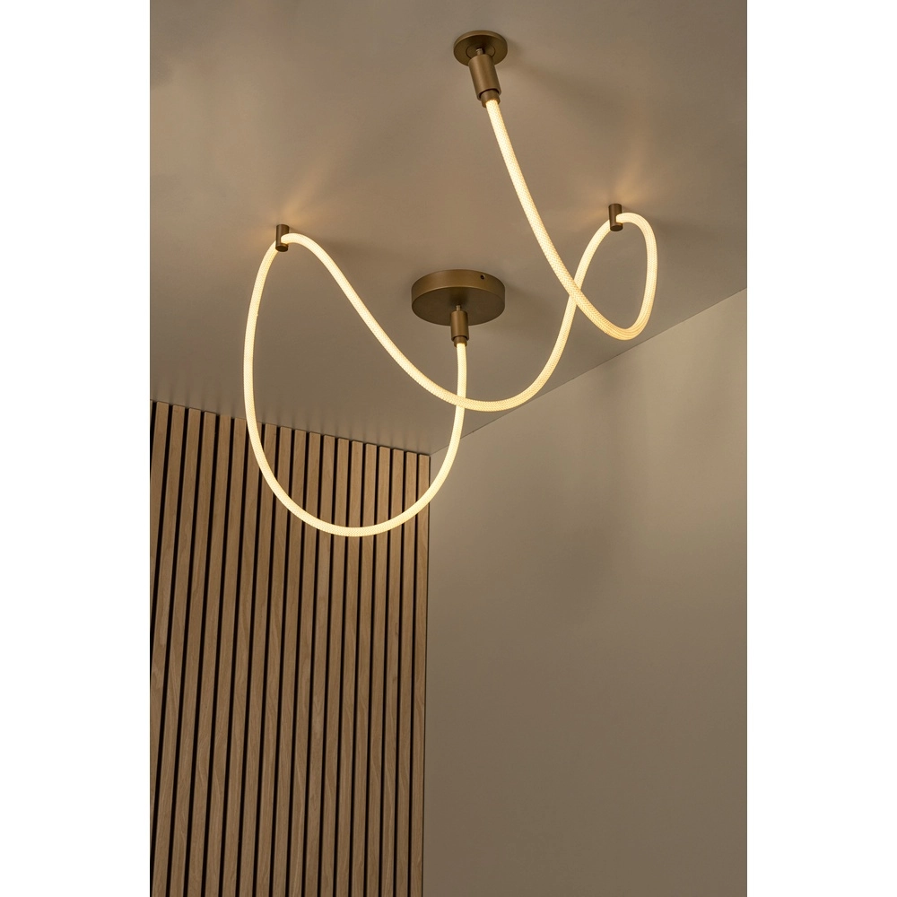 Einzigartige Deckenlampe Janderin 300 cm Champagner Lucide Vibes 5411212242075