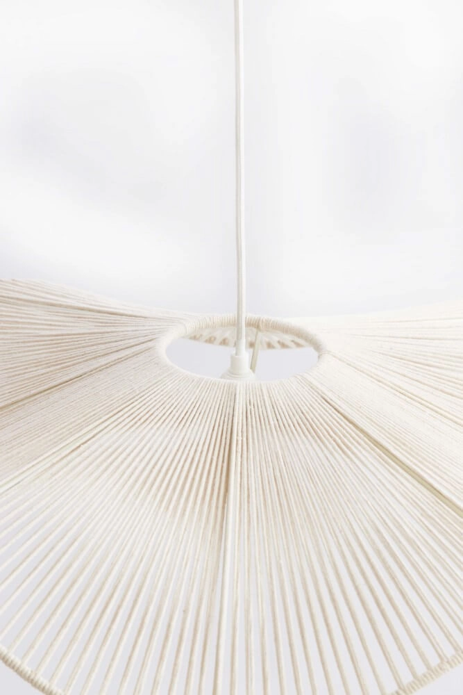Cremefarbene Pendelleuchte Rafa japandi Ø 50cm Light & Living 8717807702069