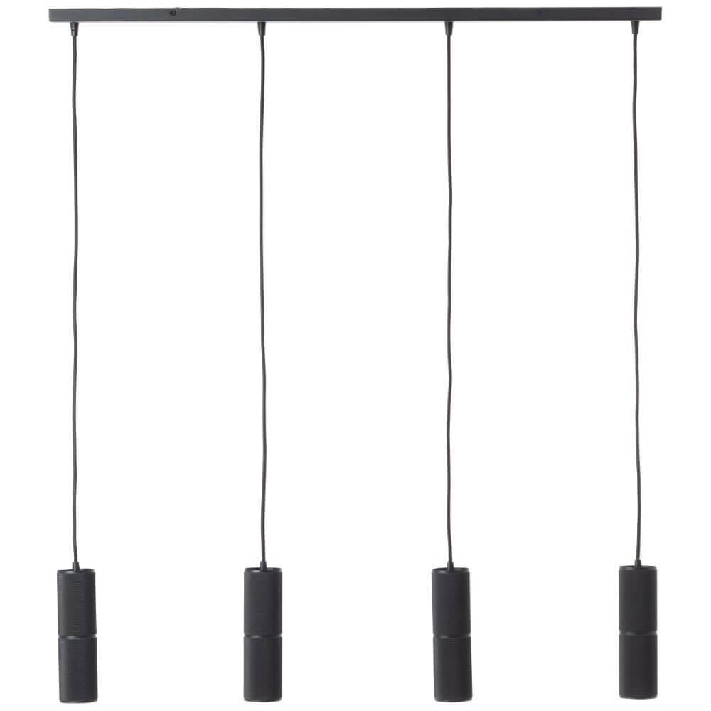 Hängelampe mit 4 Leuchten Marty Schwarz Brilliant 4004353438271