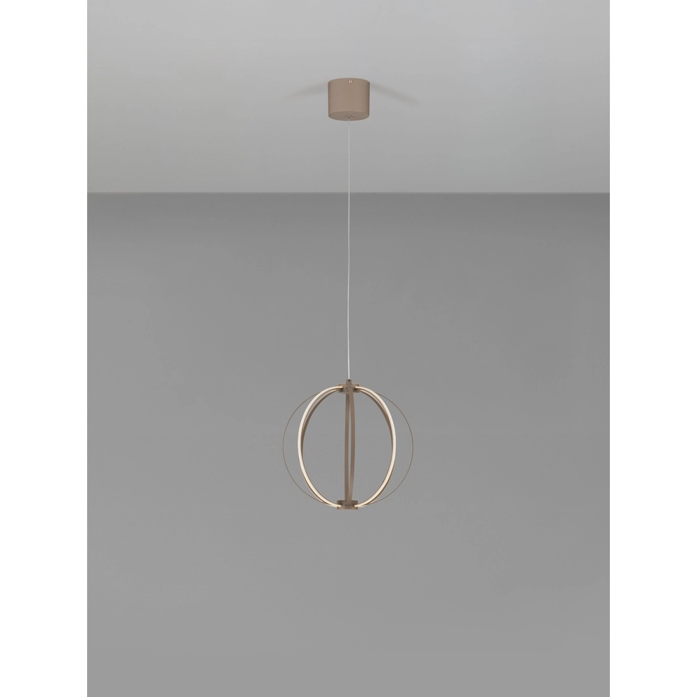 Pendellampe Brea beige Ø 30cm Lyora 5212017494382