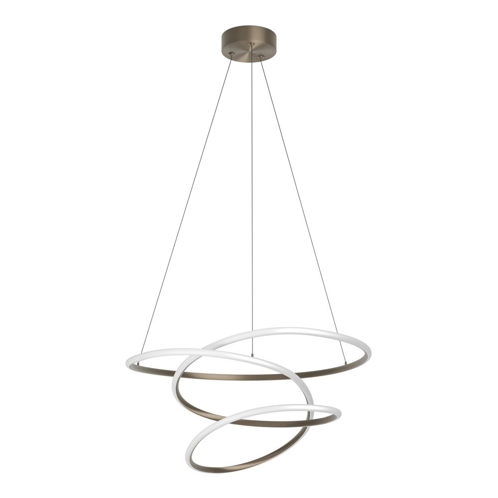 Moderne Pendellampe Racale Ø 58 cm Bronze Eglo 9008606391400