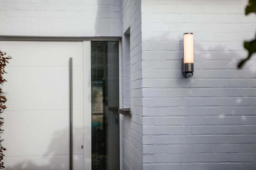 Wall lamp Leda Stainless steel design with sensor Lutec 6939412048406