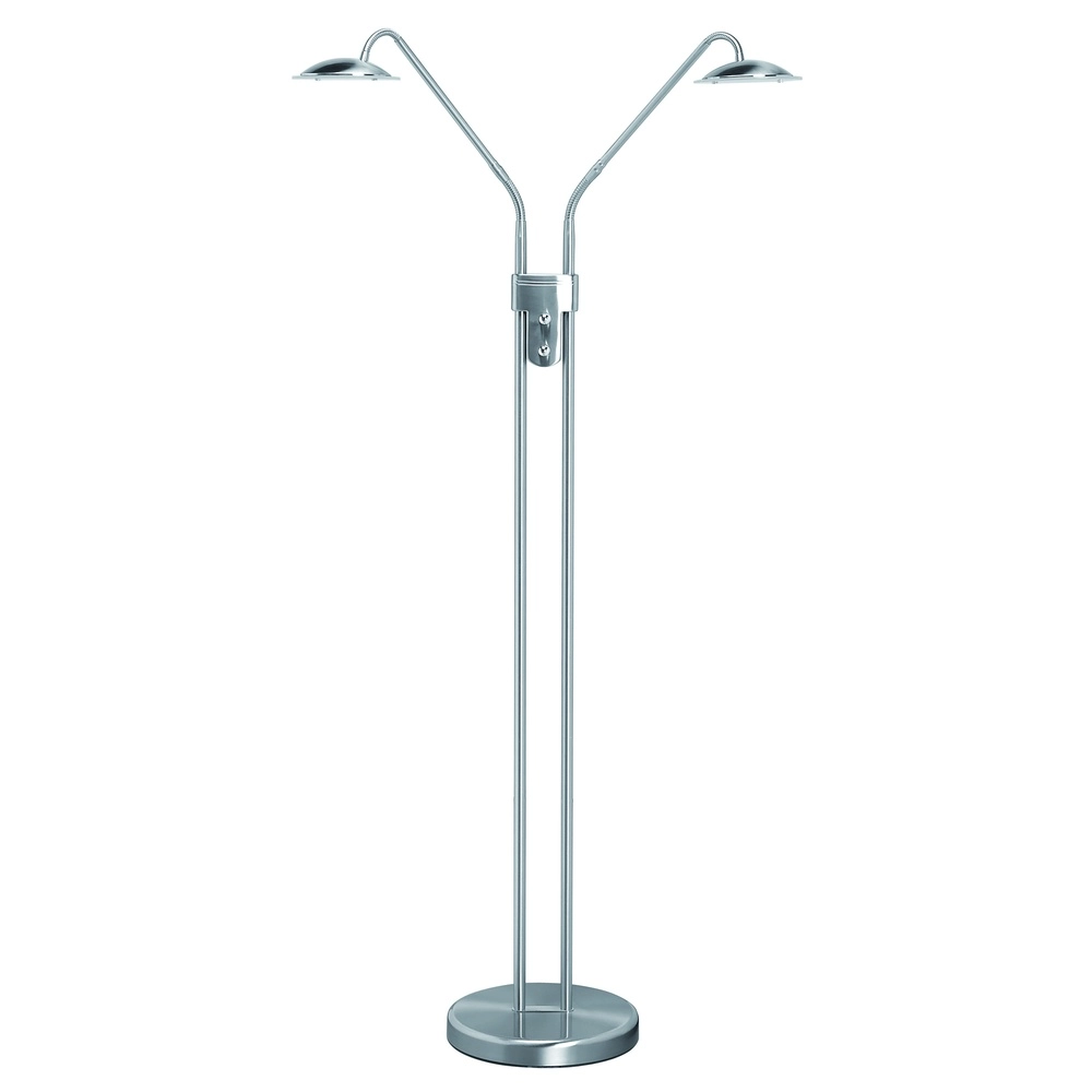 Leselampe Jupiter nickel Ø 25,5cm doppelt
