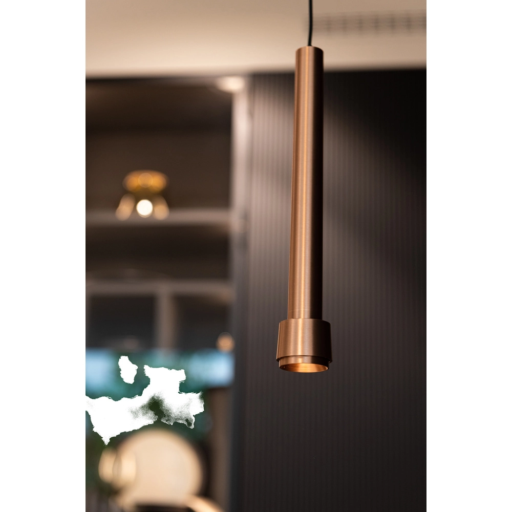 Einphasige Pendelleuchte für Schienen Linial Tubiz Champagner Premium by Lucide 5411212552761