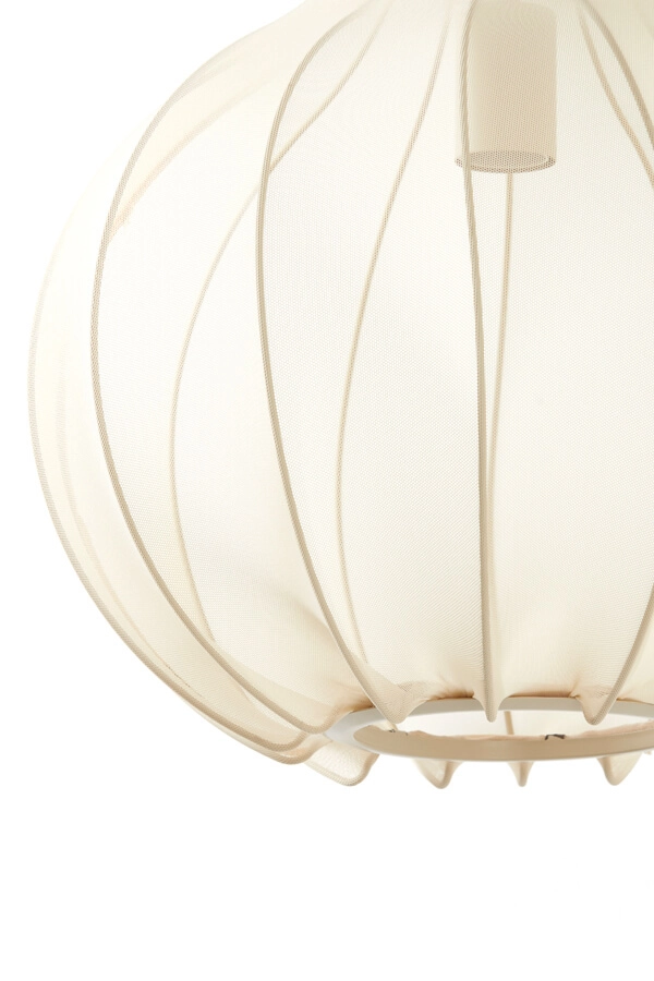 Cremefarbene Pendelleuchte Elati Ø 39cm japandi Light & Living 8717807702724