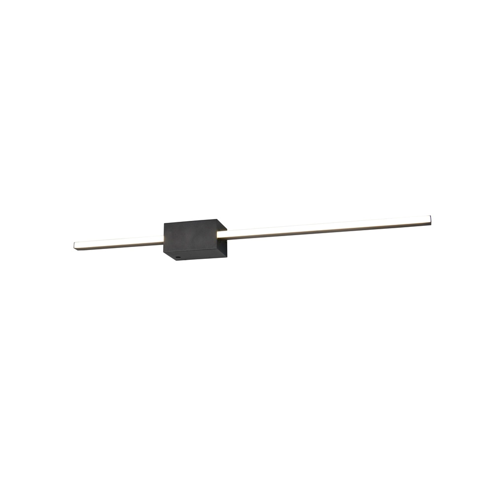 Moderne Wandlampe Cassino Schwarz 70,5 cm Trio 4017807683226