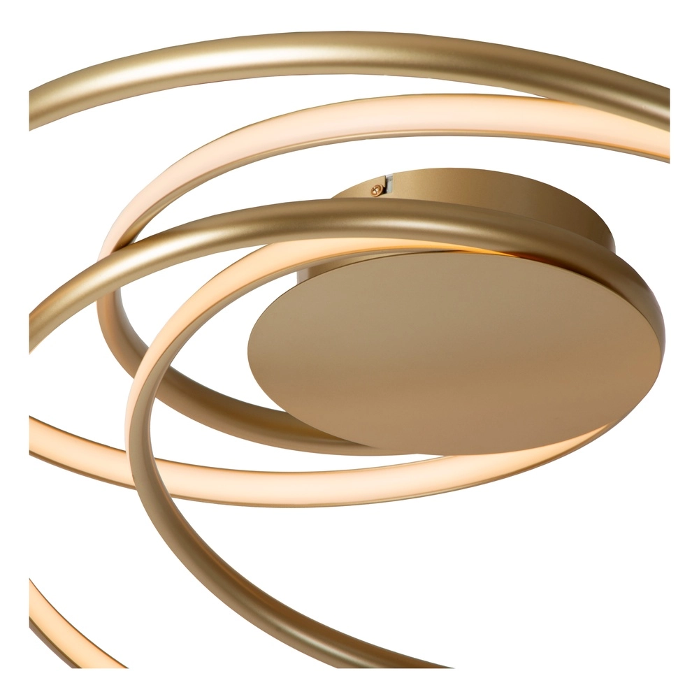 Design-Deckenlampe Sardana Curl Gold Premium by Lucide 5411212520906