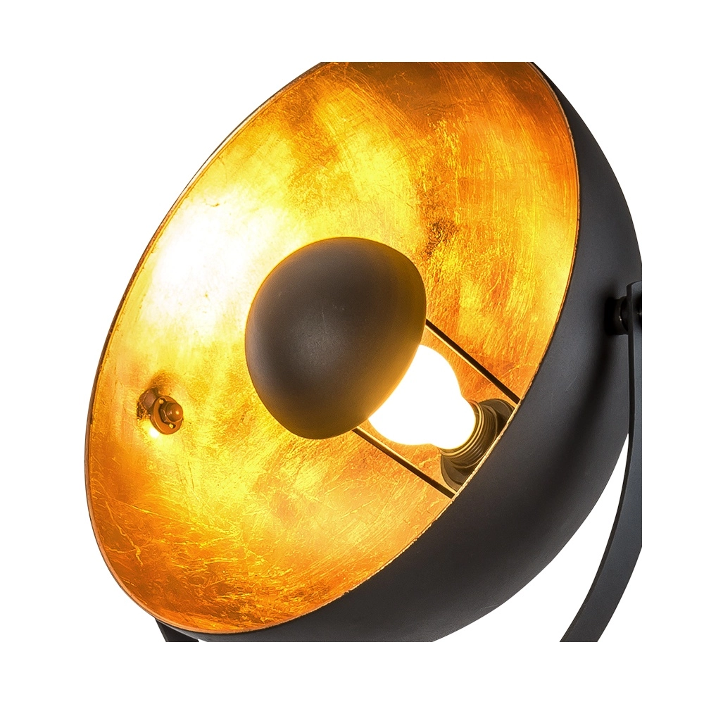 Industrie-Stativ-Stehlampe Bowy Schwarz Globo 9007371487554