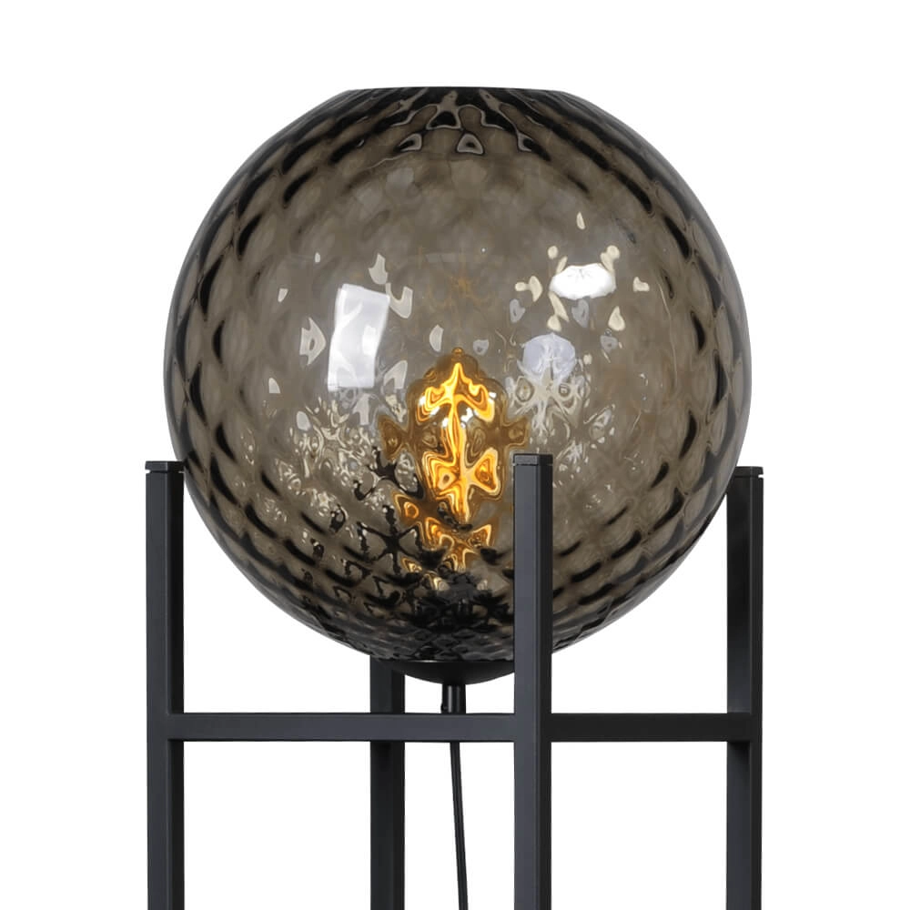 Stehlampe Baloton mit geripptem Glas Masterlight 8718121210841