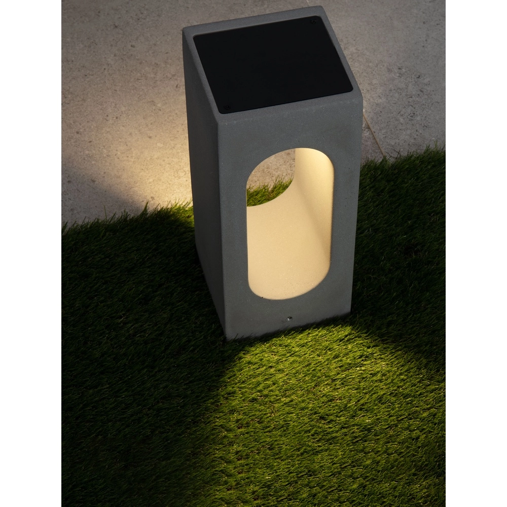 Quadratische Gartenlampe Stage 35cm Lyora 5212017454485