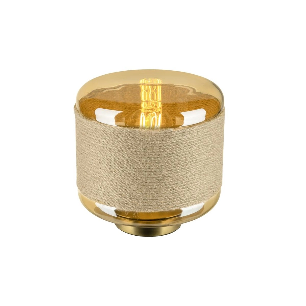 Tischlampe Pantilo Rope 19 gold Ø 18,5cm