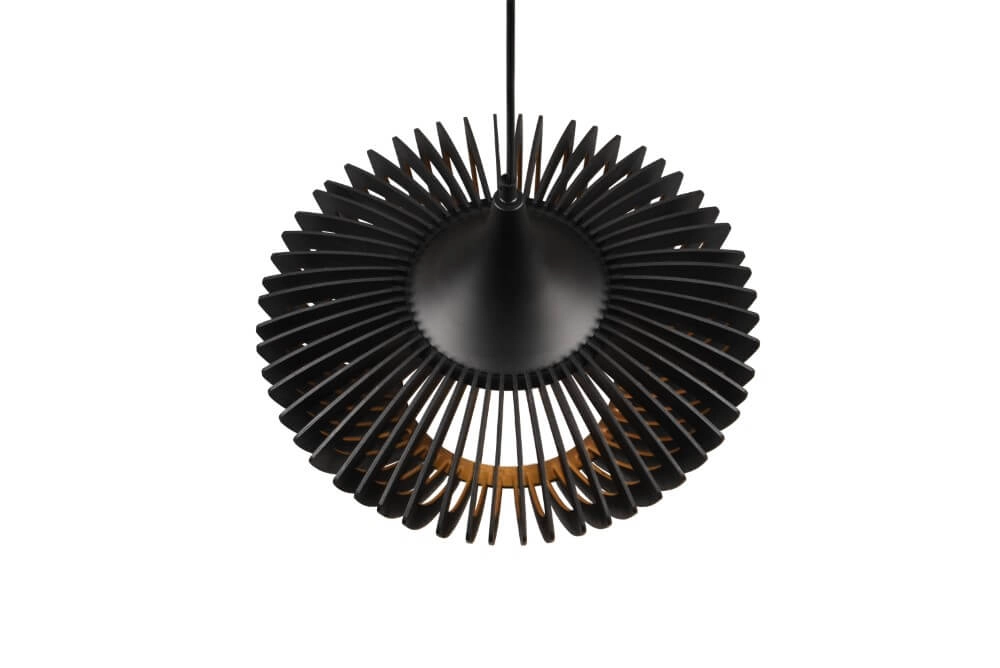 Moderne schwarze Pendelleuchte Colino Ø 40cm Trio 4017807540246