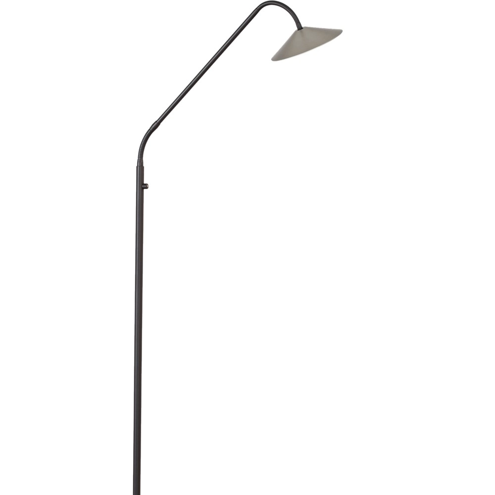 Bodenleselampe Ceppo Schwarz mit Nickel Masterlight 8718121358314