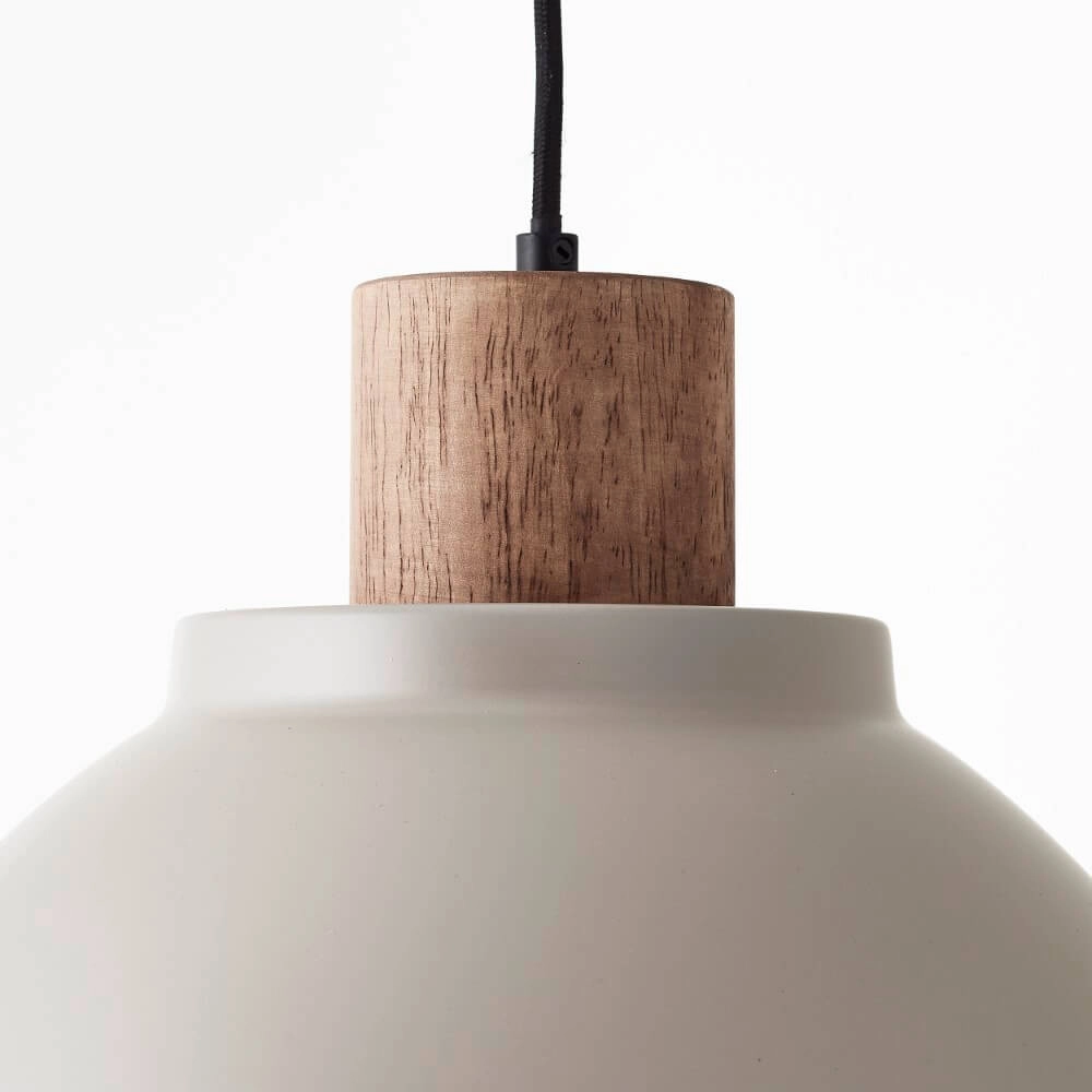 Hängelampe Erena Ø 38cm taupe Brilliant 4004353413056