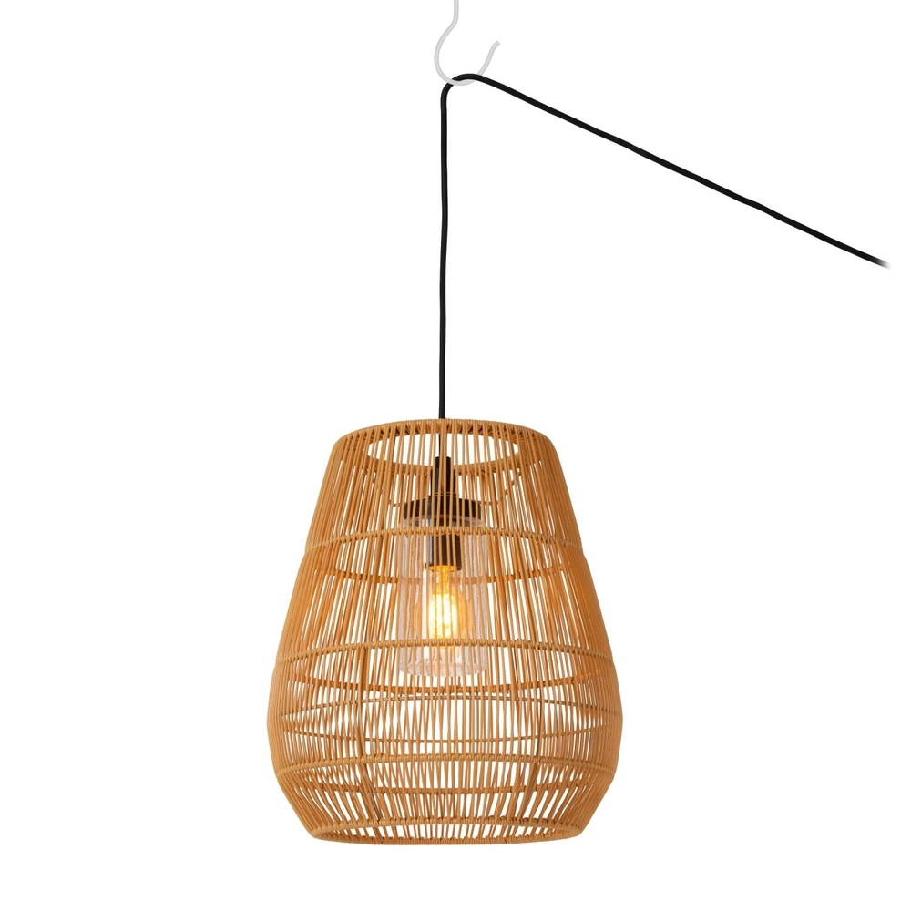 Pendellampe Nerida Rattan IP44 - Ø 35cm Lucide 5411212031891
