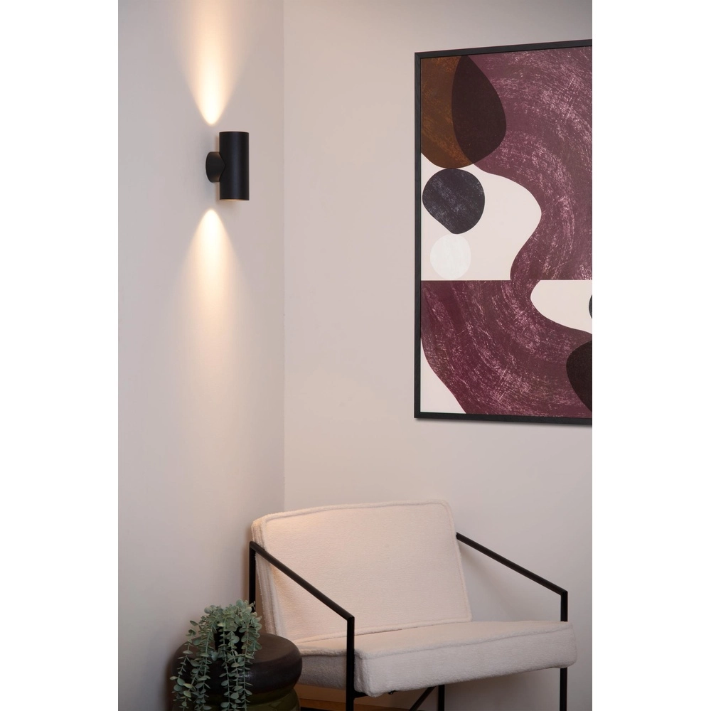 Wandscheinwerfer Bondi Up & Down Schwarz Lucide 5411212093684