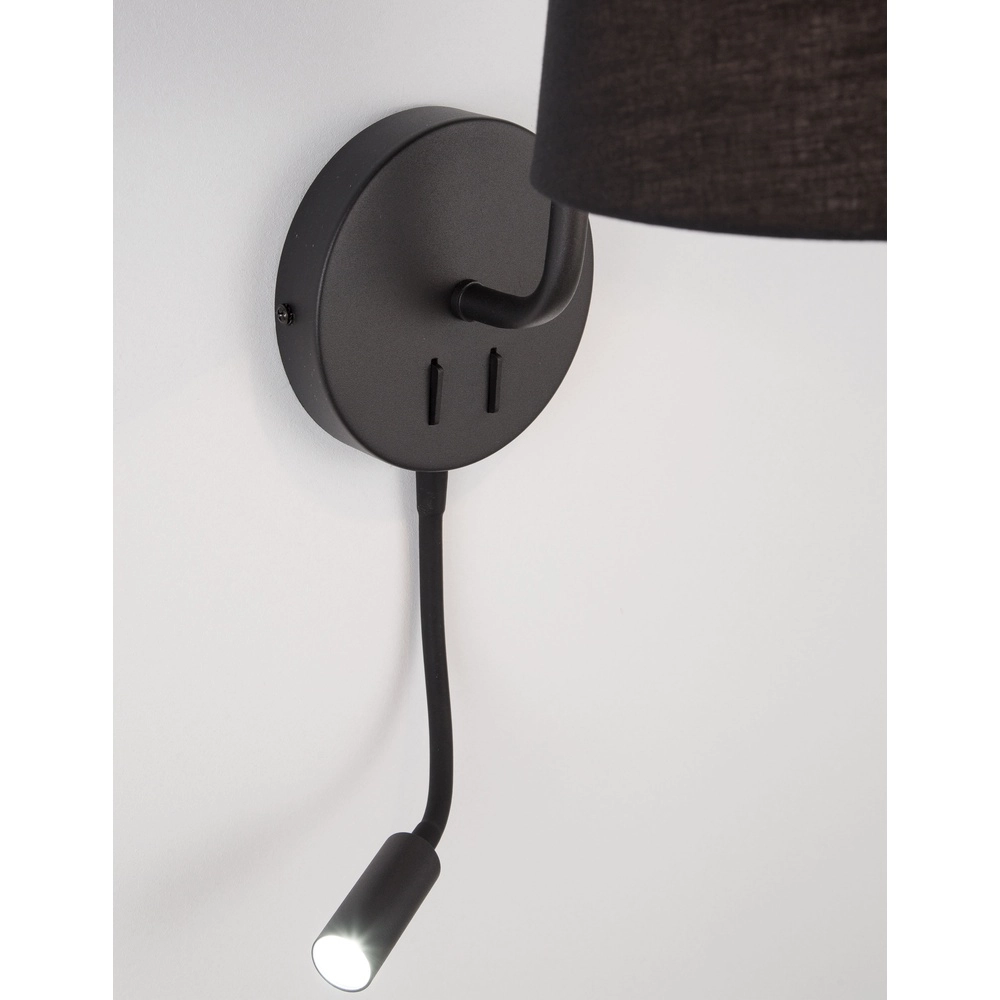 Nachttischlampe Sage schwarz Lyora 5212017424051