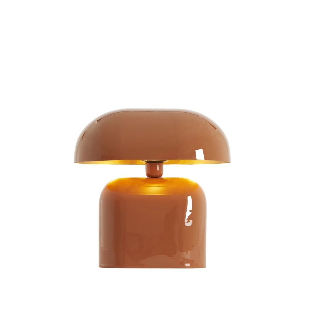 Tischlampe Todd Oval – glänzend dunkelorange Light & Living 8717807818951