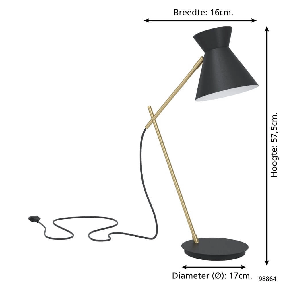 Designer-Schreibtischlampe Amezaga Eglo 9002759988647