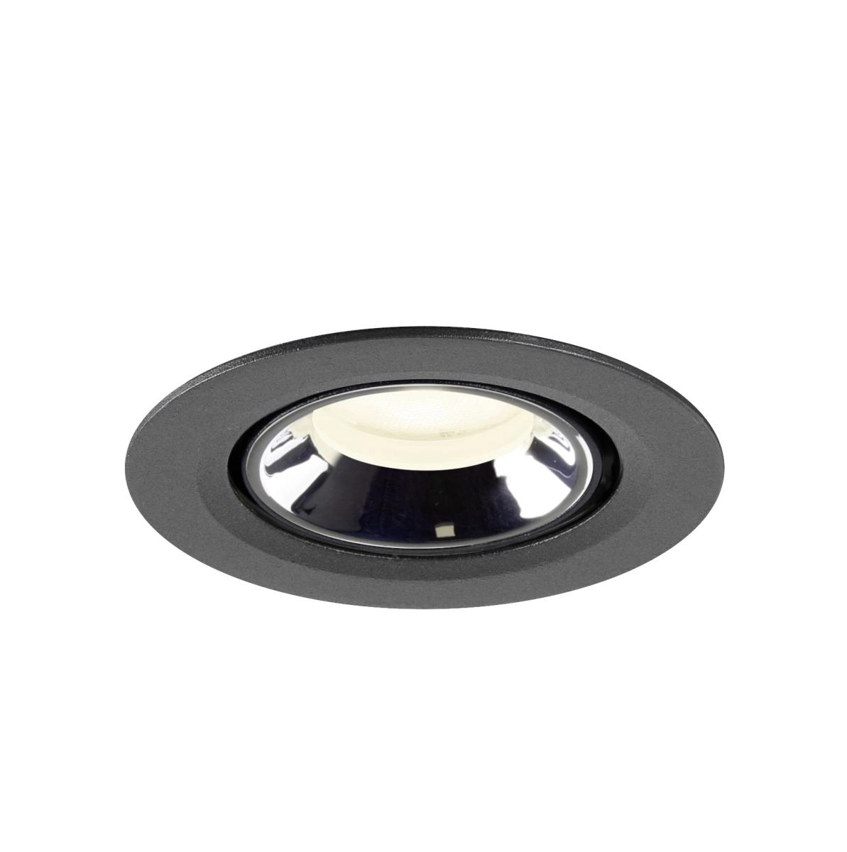 Einbau-Strahler Numinos Gimble XS schwarz/chrom 4000K - 55gr SLV 4024163306843