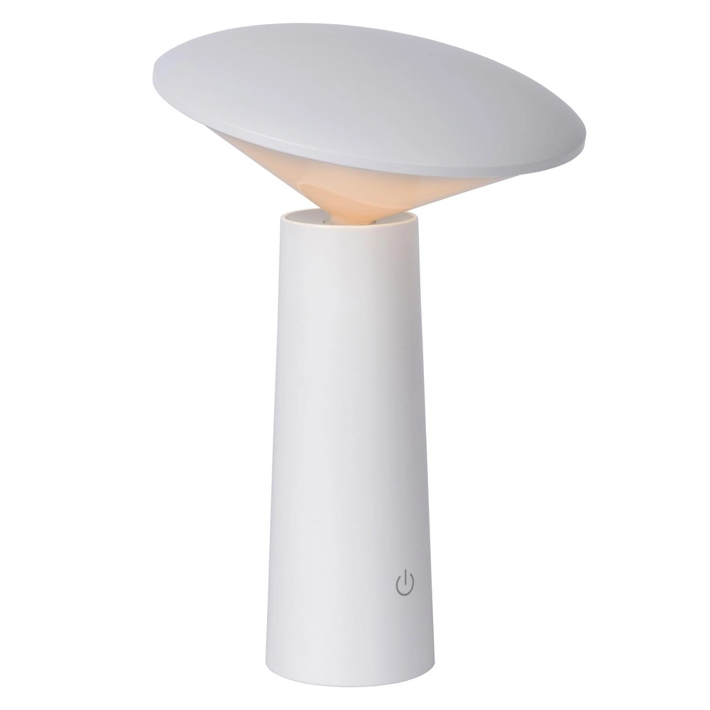 Wiederaufladbare Tischlampe Jive IP44 weiße Lichtfarbe einstellbar Lucide 5411212021977