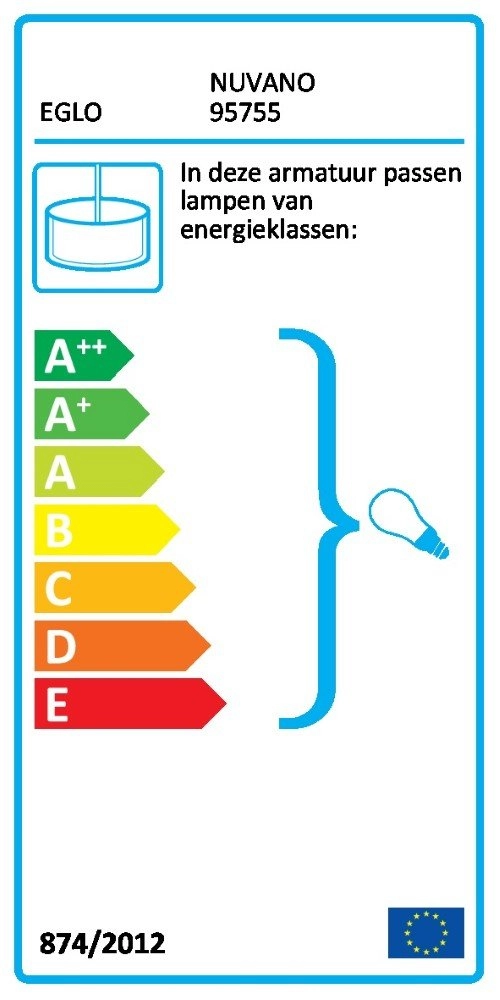 Pendelleuchte Nuvano 48cm Eglo 9002759957551