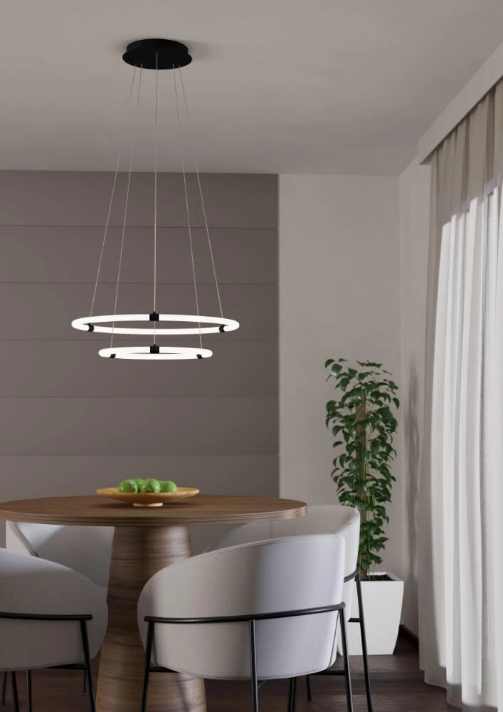 Design-Hängelampe Banderillas weiß mit schwarz Stars of Light 9002759398392