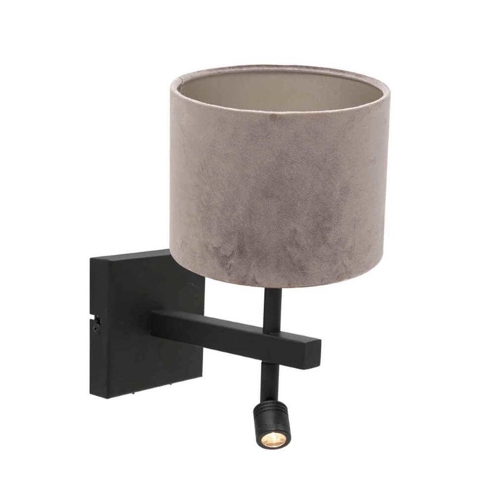 Nachttischlampe aus Samt Stanger