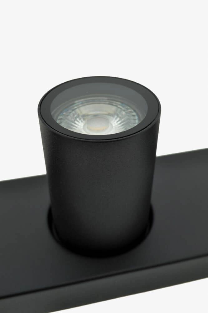 Badezimmer-Aufbaustrahler Seller - IP44 Schwarz Lyora 5053423187747