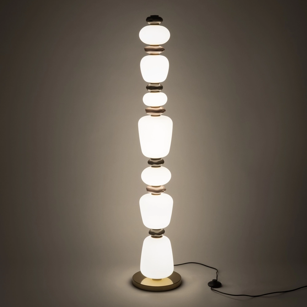 Stehlampe Ceramic Led Keramik und Glas Lyora 5903139117043