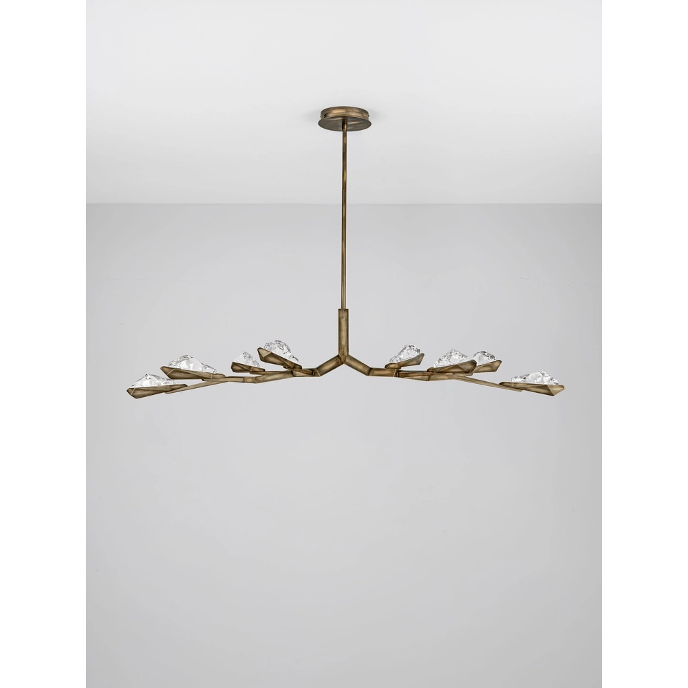 Antike Pendellampe Greta Antikmessing 172,5 cm Lyora 5212063500341