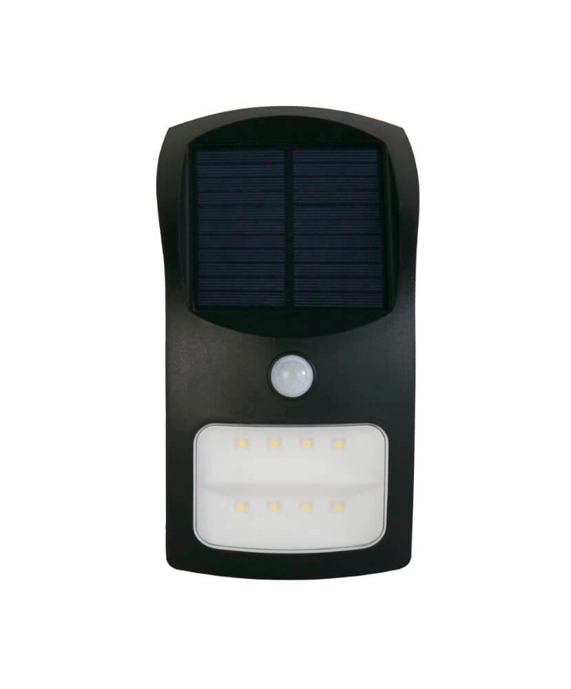 Schwarze Wandlampe Solar Design Searchlight 5053423241449